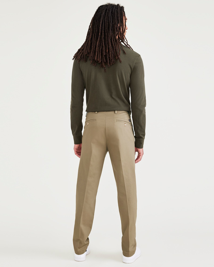 (image for) Fashionable Signature Iron Free Khakis, Slim Fit with Stain Defender®